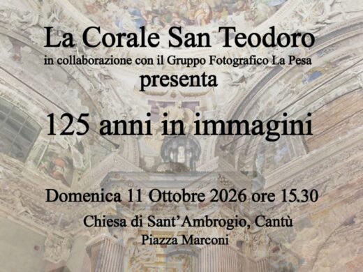 2026.10.11 Corale S. Teodoro Mostra 125 anni in Immagini